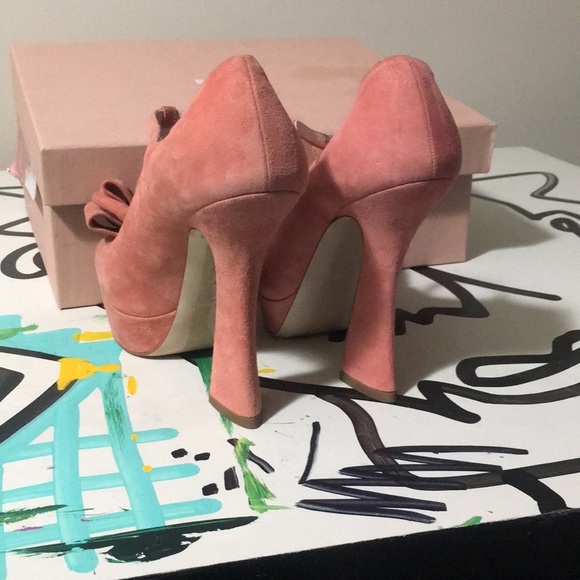 Miu Miu Camoscio Camelia 36 1/2 - Picture 5 of 8